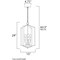 Maxim Lighting Provident 4-Light Chandelier 10036BK - alternate 2